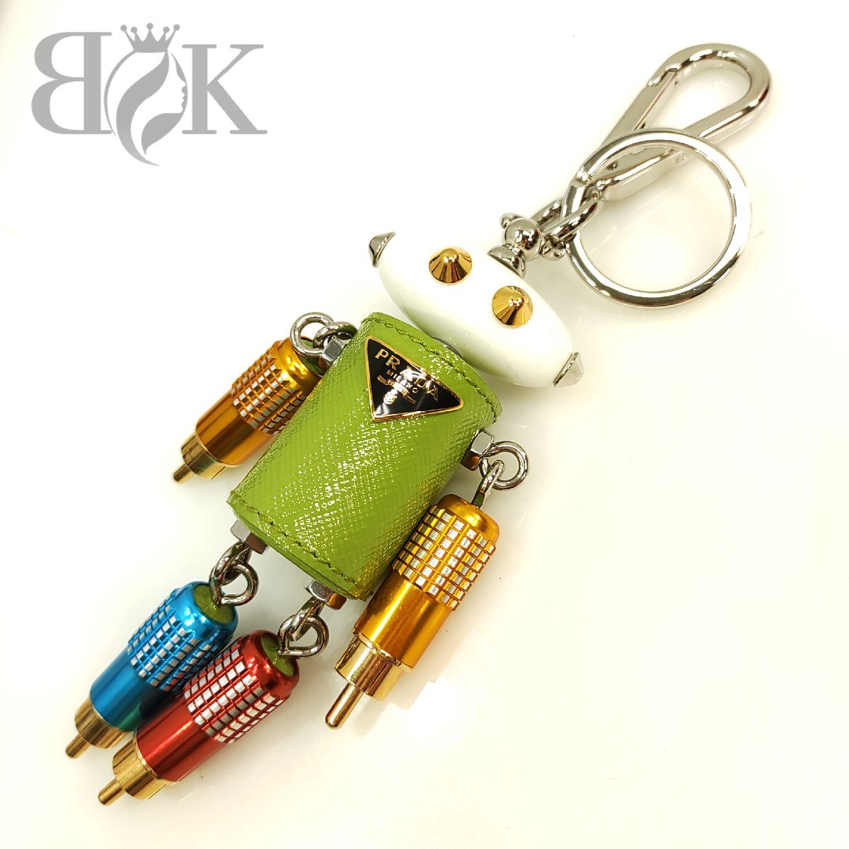希少品【正規品】PRADA プラダ キーホルダーシープファー ロボット