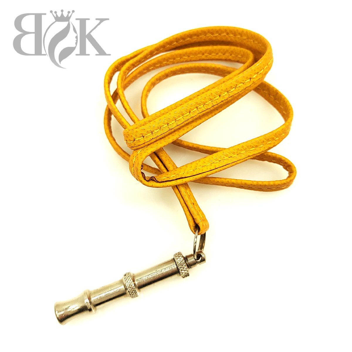 ◎◎HERMES エルメス 超音波ホイッスル シルバー x グリーン ドッグホイッスル 犬笛