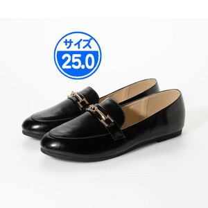 【新品 未使用】パンプス 25.0cm ブラック 黒 20443
