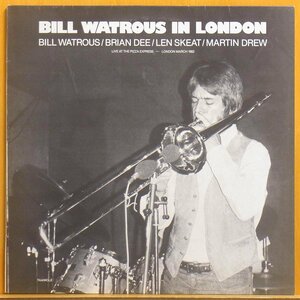 ●探すと無い!好盤!表綺麗!美盤!★Bill Watrous『In London』UKオリジLP! #60251