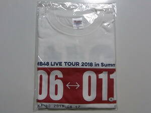 未開封・未使用★NMB48★LIVE TOUR 2018 in Summer★Tシャツ白★北海道限定★サイズXL
