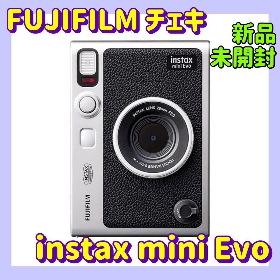 富士フイルム チェキ instax mini Evo ブラック新品未使用 カメラ