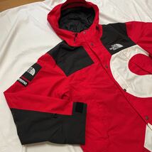  シュプリーム SUPREME x ザ ノースフェイス THE NORTH FACE (RED) S Logo Mountain Jacket マウンテンジャケット サイズL_画像2