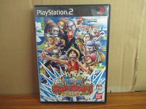 KMG1650★PS2ソフト ワンピース ランドランド! ONEPIECE ROUND THE LAND! ケース説明書付き 起動確認済み 研磨・クリーニング済み