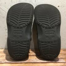 即決・レターパック発送・CROCS・クロックスの防寒インナー仕様のサンダル・黒・約２２ｃｍ_画像7