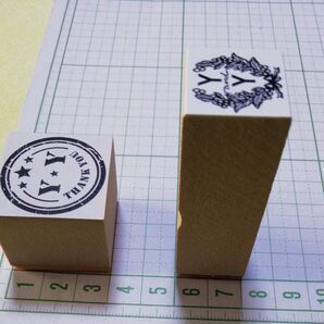 Y & Y イニシャル STAMP 2種類