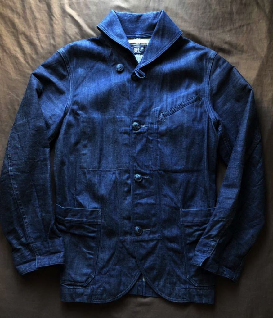 希少】極美品 世界104着限定 RRL LIMITED EDITION RIGID DENIM COAT