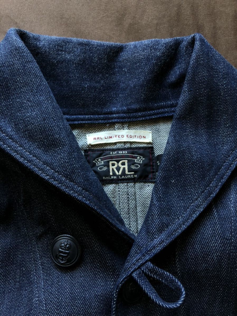 希少】極美品 世界104着限定 RRL LIMITED EDITION RIGID DENIM COAT