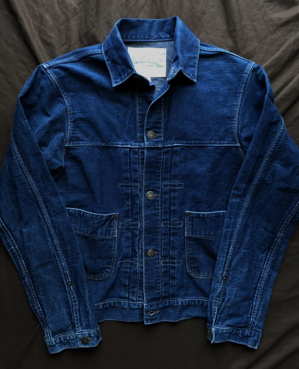 名作】RRL Indigo Denim Jacket XS ダブルアールエル インディゴ