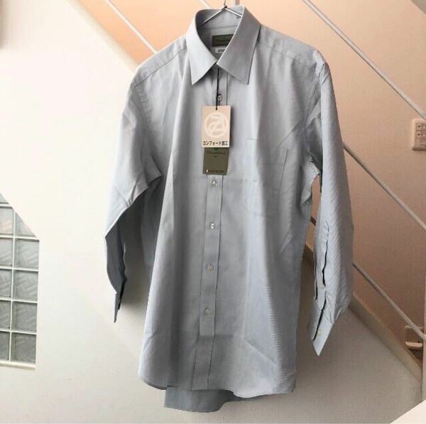 DonatoVinci Yシャツ(ライトグレー) 形状安定 [未使用・タグ付き]