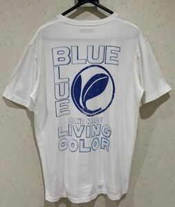 ＊ブルーブルー BLUE/BLUE 胸ポケット LIVING COLOR 半袖 Tシャツ トップス 日本製 3/L　　　　BJBA.D