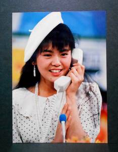 ⑬ 南野陽子 生写真 E判 サイズ ブロマイド 写真 ナンノ 当時モノ 当時物 80年代 昭和アイドル 三菱カラー