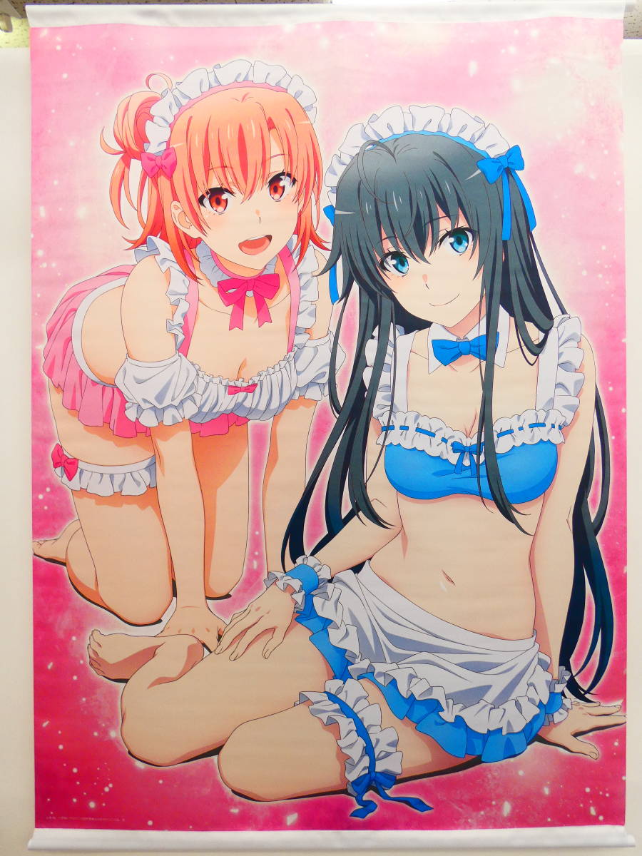 C100 俺ガイル 描き下ろしB1タペストリー ナイトプール 雪乃&結衣 ...