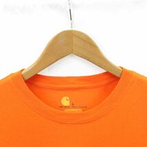 Carhartt ワーカー ポケット ロングスリーブ 長袖Tシャツ sizeS/カーハート　0902_画像2