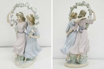 ♯希少レア リヤドロ ヴィンセント・マルティネス 春の踊り フィギュリン 全高約39cm LLADRO SPRING DANCE 陶器人形 女性 置物 オブジェ_画像2