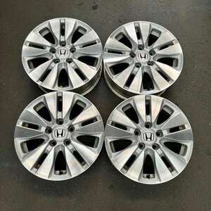 純正ホイール4本セット　ステップワゴンスパーダ　RK5　シルバー×ポリッシュ　16×6J　+50　114.3　5穴