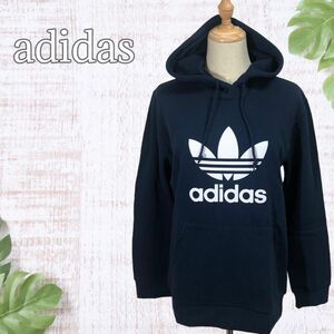 新品タグ付き】アディダス adidas パーカー トレーナー フーディー ビッグロゴ