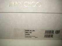 JIMMY CHOO ジミーチュウ ROMY スネーク プリント レザー パンプス　ブラウン系　35 1/2 箱付 _画像7