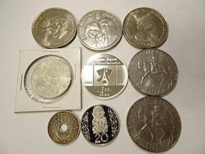 ヨーロッパ 銀貨や記念硬貨等まとめて レターパックライト可 1107U14G