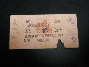  Tokyo .. Kyoto war front hard ticket ticket collector collection goods letter pack post service light possible 1125U23G