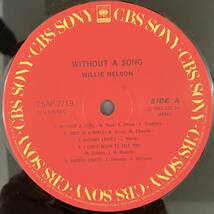 [ 帯付 / LP / レコード ] Willie Nelson / Without A Song ( Rock / World / Folk ) CBS/Sony - 25AP 2719 ロック / ワールド / フォーク_画像3