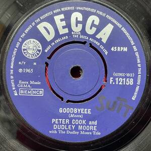 ◆UKorg7”s!◆PETER COOK AND DUDLEY MOORE◆GOODBYEEE◆