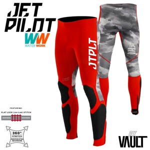 ジェットパイロット JETPILOT 2023 ウェットスーツ 送料無料 RX VAULT ボルト レース パンツ JA22157C レッド/ブラック/カモ M