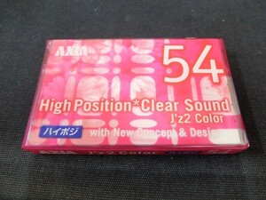 Ek29/■未使用未開封■AXIA アクシア J'Z2 COLOR 54 ハイポジション/カセットテープ/HIGH POSITION TYPE II