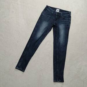 SOMETHING Something джинсы Denim распорка карман длинный длина низ женский Denim голубой размер S SN81