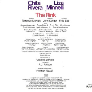 CD The Rink (Original Broadway Cast) / Chita Rivera, Liza Minnelli チタ・リベラ、ライザ・ミネリの画像2
