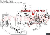 PGO純正 TIGRA125 ティグラ125用 シリンダーヘッドAssy_画像4