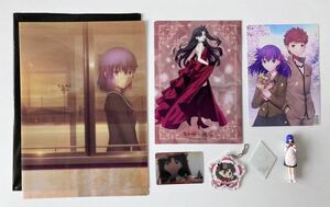 ●Fate/stay night 間桐桜 遠坂凛 衛宮士郎 クリアファイル,イラストカード,カプセルフィギュア,アクリルキーホルダー,カード セット