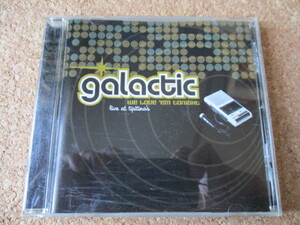 Galactic/We Love 'Em Tonight Live at Tipitina's ギャラクティック 2001年 傑作名盤♪！ 廃盤♪！ ファンキーな、ライブ盤♪！