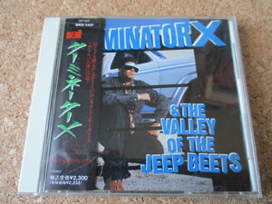 ターミネーターX/Terminator X & The Valley Of The Jeep Beets 91年 大傑作・大名盤♪貴重な、国内盤 帯有り♪廃盤♪パブリック・エナミー