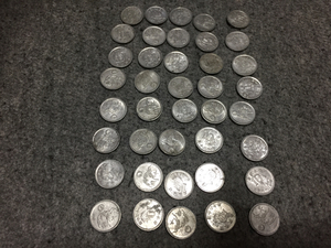  Showa era 20 year ~21 year 10 sen coin old coin 40 pieces set!