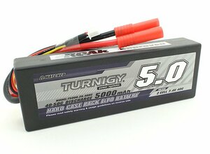★TURNIGY 5000mAh 2S 40C～50C ハードケース RCカーなどに リポバッテリー 高品質 高性能