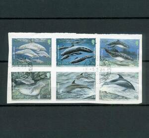 英領 ジャージー JERSEY 2000年◆海産哺乳類 使用済 6種完 送料無料 ◆p-243