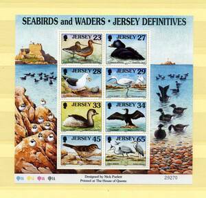 英領 ジャージー JERSEY 1999年◆鳥 未使用 MNH シート 1枚 綺麗 送料無料 ◆p-204