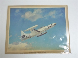 50’ｓ　米空軍　Lockheed Starfire Interceptor U.S.A.F. F-94C　ビンテージ　ポスター　ジェット機　ミリタリー　ディスプレイ　