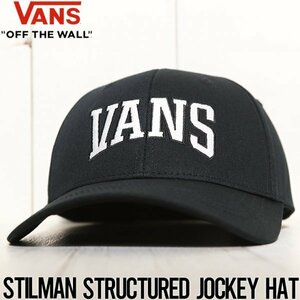 【送料無料】スナップバックキャップ 帽子 VANS ヴァンズ STILMAN STRUCTURED JOCKEY HAT VN0A7PO3BLK1