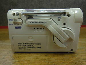 [ used ] hand turning charge radio light operation goods KDR-105