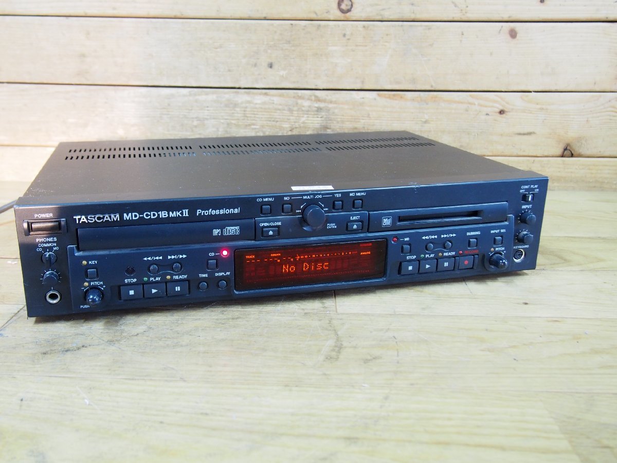 数量は多 TASCAM MD CDコンビネーションデッキプレーヤー MD-CD1MK2