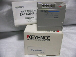 ★未使用に近い★ KEYENCE EX-505 渦電流式変位センサ アンプユニット