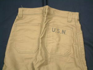 リアルマッコイズ USN N-1 TROUSERS MODIFY / ワークパンツ　