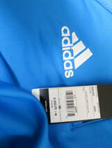 アディダス adidas トレーニングウェア 長袖 S サッカー プラクティスシャツ ジャージ ジャケット 青 ブルー_画像5