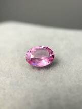 GIAソーティング付きVivid pink sapphire 1.03ct スリランカ非加熱ピンクサファイアラトゥナプラマイニング(パパラチア色にちかい)_画像2