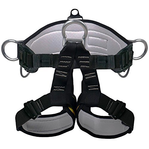 クライミングハーネス「ブラック」 ロッククライミングハーネスXbenシットハーネス 登山ハーネス 安全帯ハーネス アウトドアハー(2862