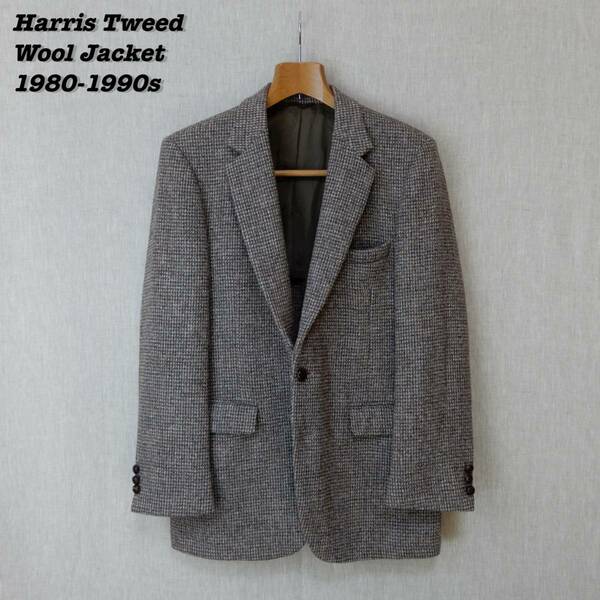 Harris Tweed Wool Tweed Jacket 1980s 1990s STAFFORD Vintage ハリスツイード ツイードジャケット ウールジャケット ヴィンテージ