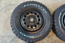 【新品 SET】165R14 97/95Q グリップマックス マッドレイジ R/T MAX ホワイトレター 14インチ XTREME-J ラギット 4H100 5J+35 サクシード_画像4