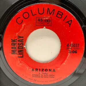 USオリジナル 7インチ MARK LINDSAY Arizona / Man From Houston ('69 Columbia) マーク・リンゼイ 花咲くアリゾナ 45RPM.